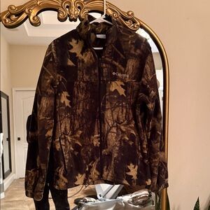 Columbia Woodland Pattern Fleece Jacket